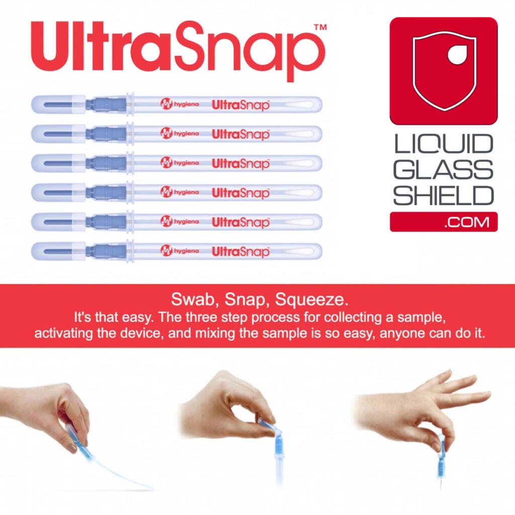Hygiena™ UltraSnap™ Surface ATP Test Swabs Liquid Glass Shield